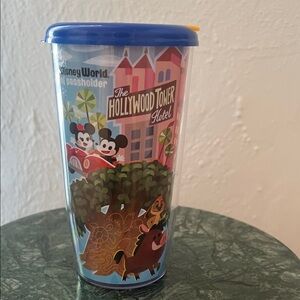 Walt Disney World 2025 Joey Chou Annual Passholder Tumbler Cup 16oz Park Icons
